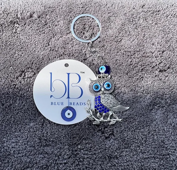 Pack_Of_2_Blue_&_Silver_Original_And_Evil_Eye_Keychain_For_Bike/Car_Gifting_With_Key_Ring_AntiRust
