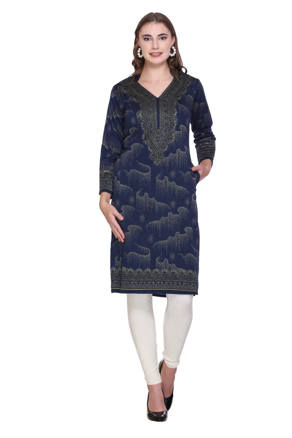 REBECCA_Women_Printed_Straight_Kurta_(Blue)