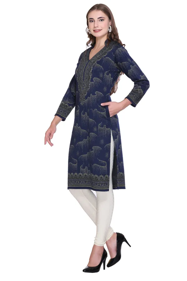 REBECCA_Women_Printed_Straight_Kurta_(Blue)