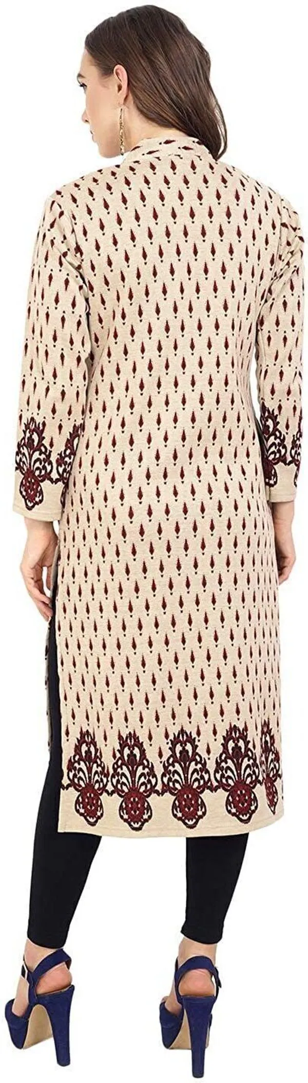 Rosary_Women_Printed_Straight_Kurta_(Beige)