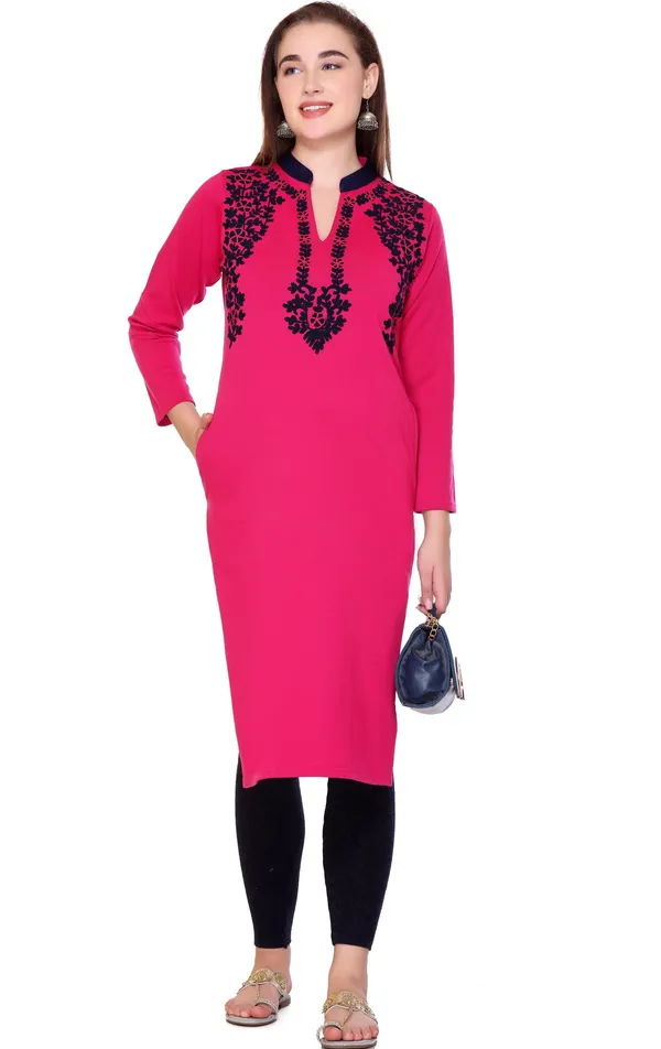 Rosary_Women_Printed_Straight_Kurta_(Pink)