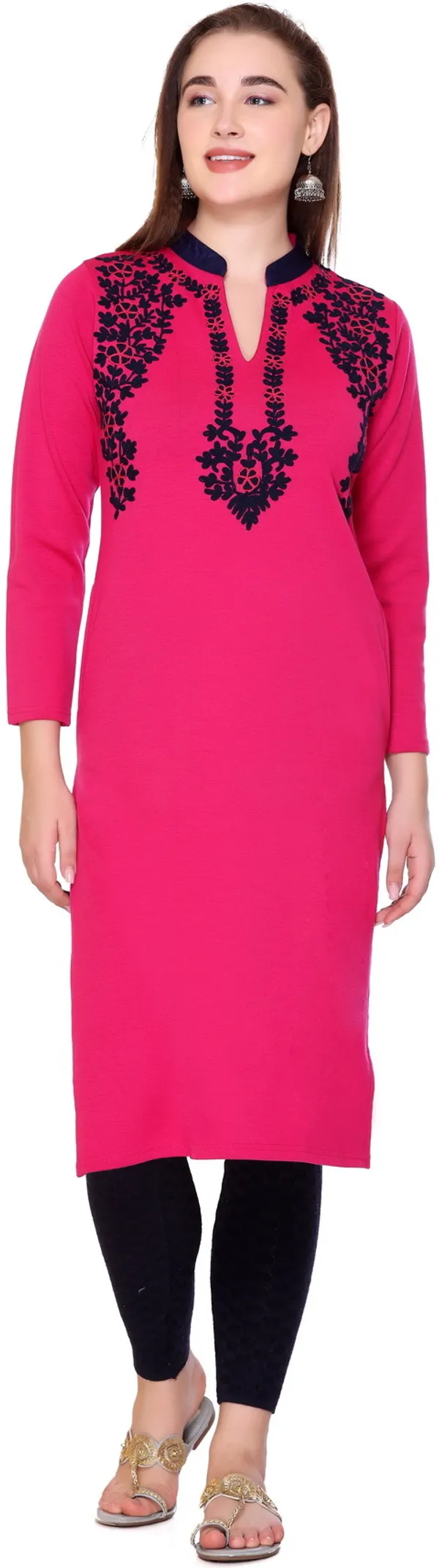 Rosary_Women_Printed_Straight_Kurta_(Pink)
