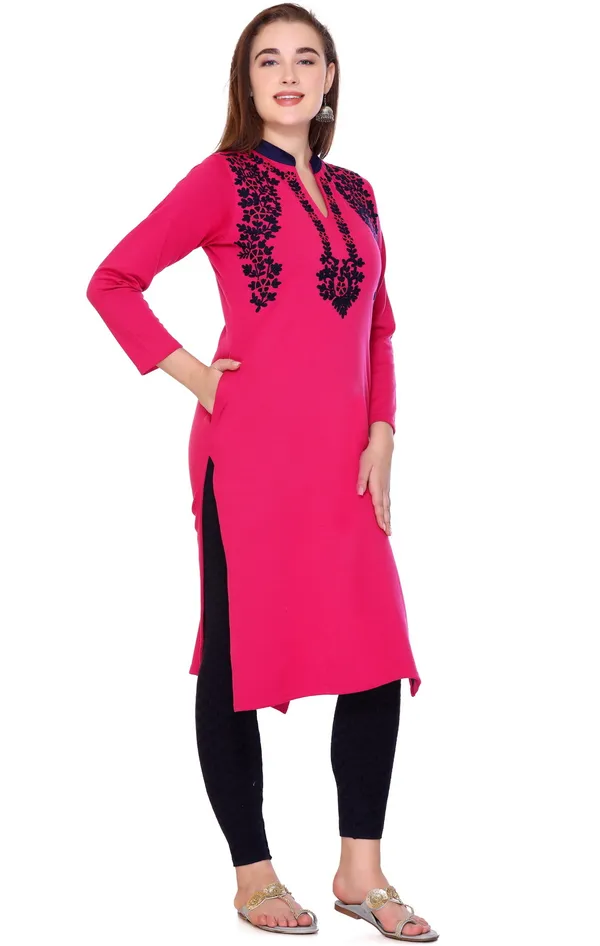 Rosary_Women_Printed_Straight_Kurta_(Pink)