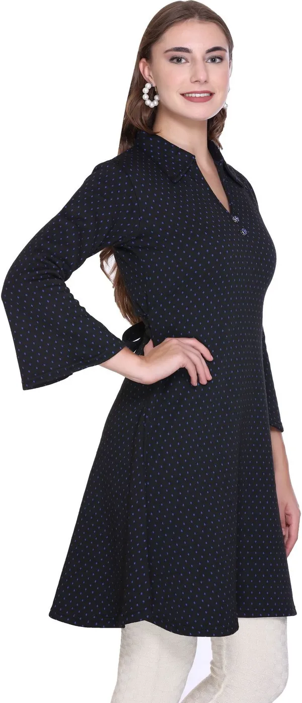 Rosary_Women_Printed_A-line_Kurta_(Blue)