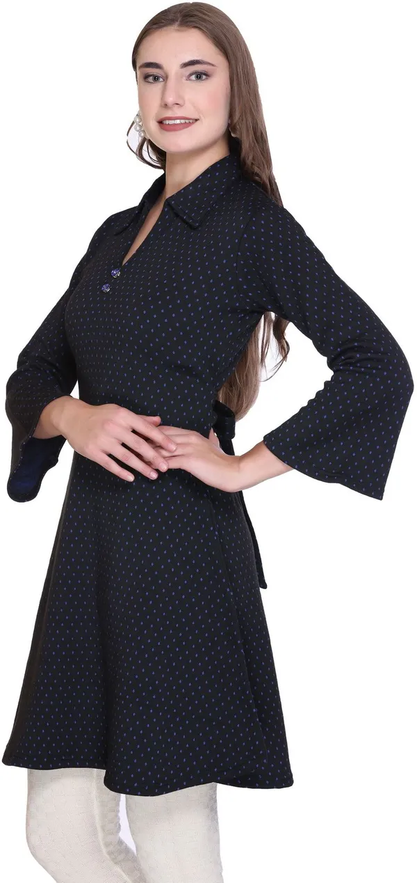 Rosary_Women_Printed_A-line_Kurta_(Blue)