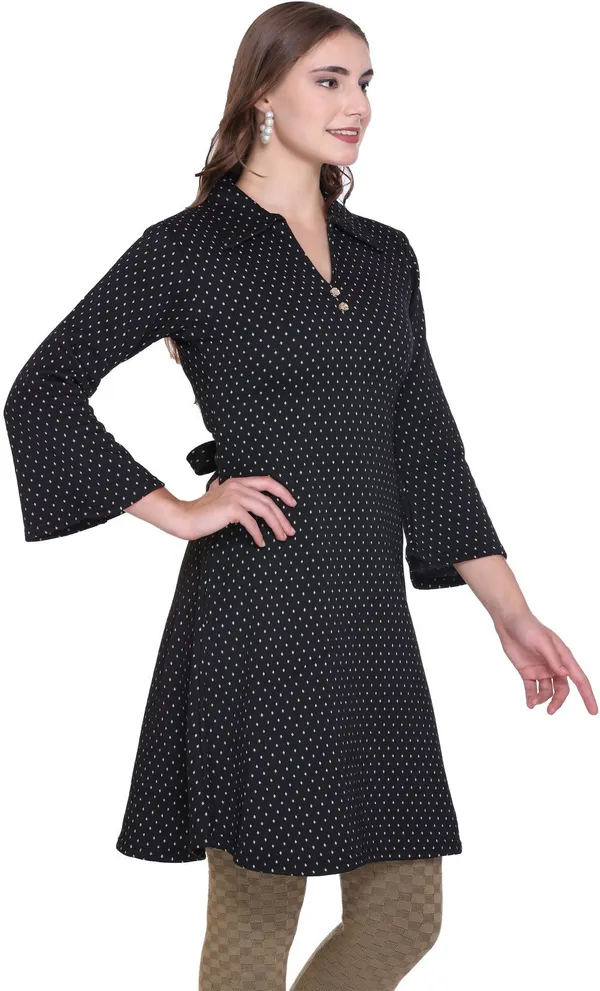 Rosary_Women_Printed_A-line_Kurta_(Gold)