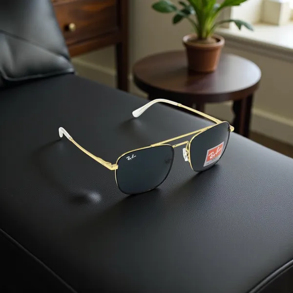 SwamiRaj_EyeWorld_Square_Glass_Fitted_Sunglasses_For_Men_&_Women_With_Very_Light_Weight_Titanium_Frame_&_UV_Protected_B2_Glass_Lens