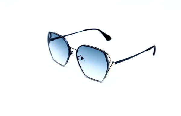 SwamiRaj_EyeWorld_Hexagon_Sunglasses_with_Rich_Looks_(Titanium_Frame,_Dual_Shaded_Polycarbonate_Lens,_UV_Protected)_(Blue_Matt)