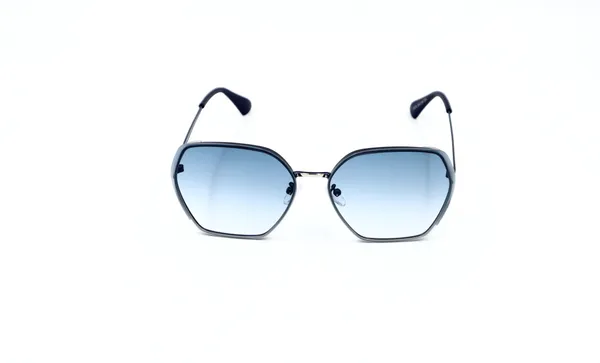 SwamiRaj_EyeWorld_Hexagon_Sunglasses_with_Rich_Looks_(Titanium_Frame,_Dual_Shaded_Polycarbonate_Lens,_UV_Protected)_(Blue_Matt)
