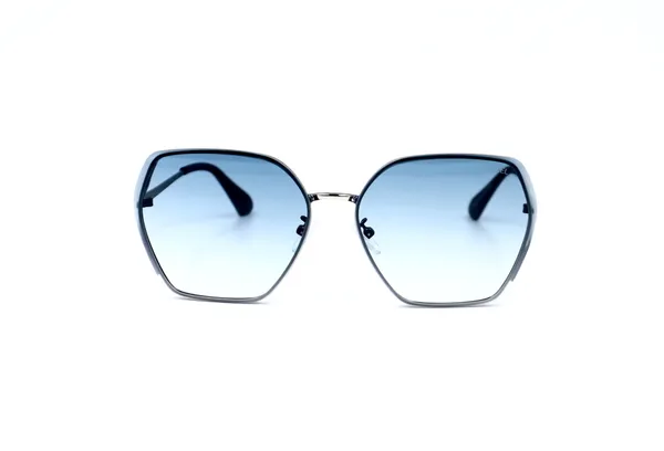 SwamiRaj_EyeWorld_Hexagon_Sunglasses_with_Rich_Looks_(Titanium_Frame,_Dual_Shaded_Polycarbonate_Lens,_UV_Protected)_(Blue_Matt)