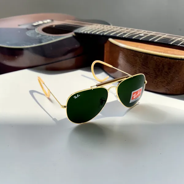 SwamiRaj_EyeWorld_Outdoorsman_Aviator_Sunglass_Glass_Fitted_Sunglasses_For_Men_&_Women_With_Very_Light_Weight_Titanium_Frame_&_UV_Protected_B2_Glass_Lens