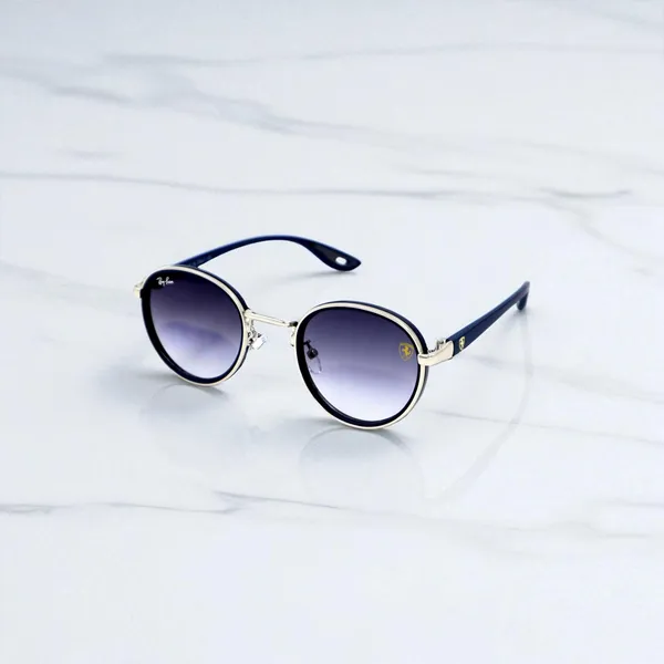 Navy_Blue_with_Silver_Ray-Ban_with_Ferrari_Addition_Round,_Medium,_UV_Protected_Polycarbonate_Lens,__Navy_Blue_with_Silver_Metal-Acetate_Frame_with_Soft_Rubber_Grip,_Unisex_–_First_Copy