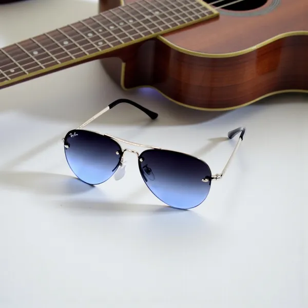 SwamiRaj_EyeWorld_Silver_Blue_Aviator_Half_Rimless_Sunglasses_For_Men_&_Women_With_Very_Light_Weight_Titanium_Frame_&_UV_Protected_Polycarbonate_Lens