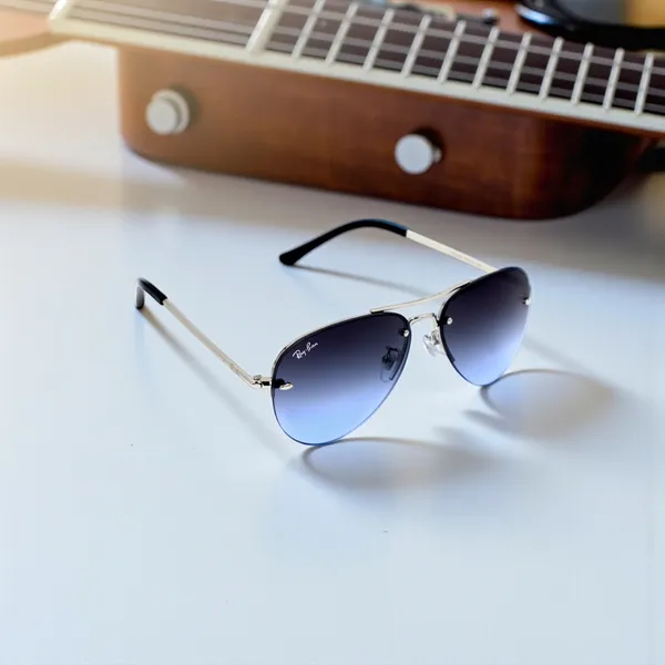 SwamiRaj_EyeWorld_Silver_Blue_Aviator_Half_Rimless_Sunglasses_For_Men_&_Women_With_Very_Light_Weight_Titanium_Frame_&_UV_Protected_Polycarbonate_Lens