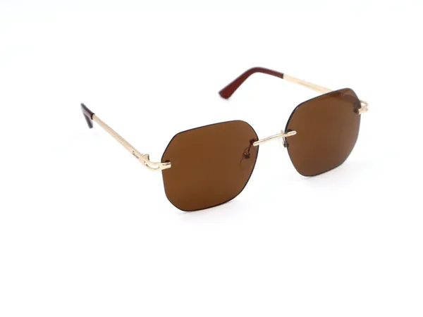 SwamiRaj_EyeWorld_Rimless_Rose_Gold_with_Brown_Rimless_Sunglasses_with_Titanium_Frame,_&_UV_Protected_Polycarbonate_Lens_Ideal_for_Men_&_Women_(JS_78943_Golden_with_Brown)