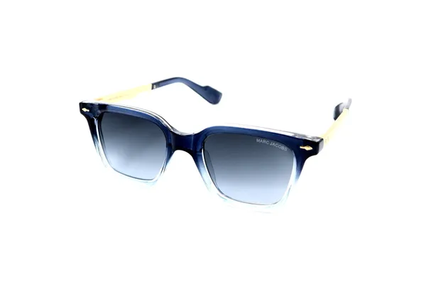 SwamiRaj_EyeWorld_Premium_Sunglasses_(Glossy_Blue_Dual_Shaded_Frame,_Golden_Matt_Sides,_Polarized_UV_Protected_Lens)