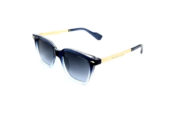 SwamiRaj_EyeWorld_Premium_Sunglasses_(Glossy_Blue_Dual_Shaded_Frame,_Golden_Matt_Sides,_Polarized_UV_Protected_Lens)