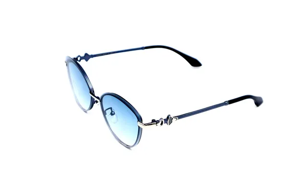 New_Cateye_Sunglass_From_SwamiRaj_EyeWorld_with_Matt_Blue_&_Silver_Titanium_Metal_Frame_and_UV_Protected_Unbreakable_Polycarbonate_Dual_Shaded_Lens_-_Premium_CHANEL_1st_Copy_Sunglass_for_Women_(CHANEL_2585_Blue)