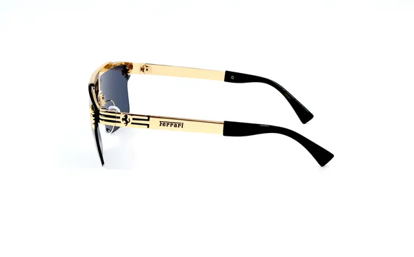 SwamiRaj_EyeWorld_Flat_One_Piece__Sunglass_for_Men_for_Rich_Looking_Golden_Frame_&_UV_Protected_Unbreakable_Polycarbonate_Lens