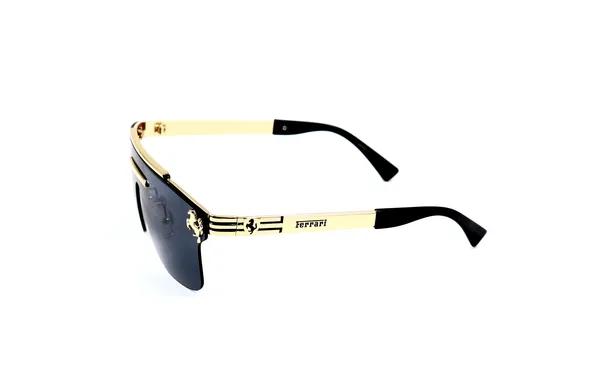 SwamiRaj_EyeWorld_Flat_One_Piece__Sunglass_for_Men_for_Rich_Looking_Golden_Frame_&_UV_Protected_Unbreakable_Polycarbonate_Lens