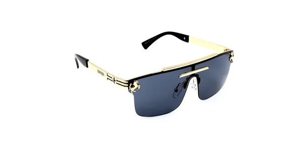 SwamiRaj_EyeWorld_Flat_One_Piece__Sunglass_for_Men_for_Rich_Looking_Golden_Frame_&_UV_Protected_Unbreakable_Polycarbonate_Lens