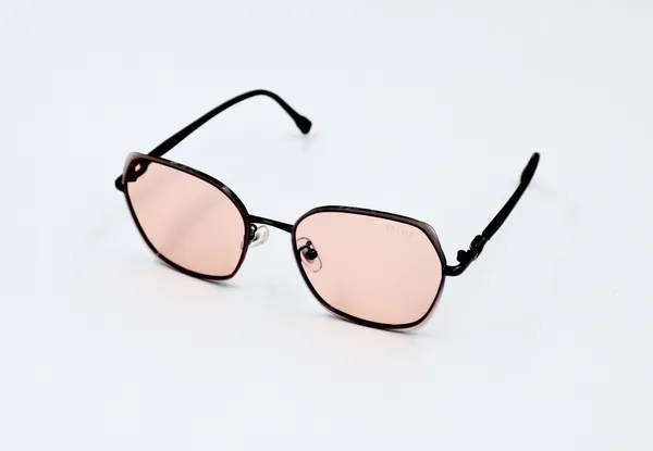 SwamiRaj_EyeWorld_Hexagon_Sunglasses_(Titanium_Frame,_Dual_Shaded_Polycarbonate_Lens,_UV_Protected)_(Pink)