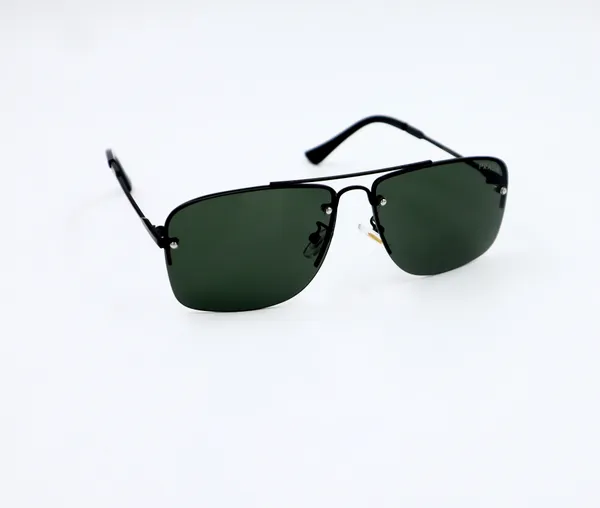 SwamiRaj_EyeWorld_Square_Premium_Branded_Sunglasses_with_Stylish_Rich_Looking_UV_Protected_Polycarbonate__Lens_for_Men_&_Women._(7939_Black_with_Green)
