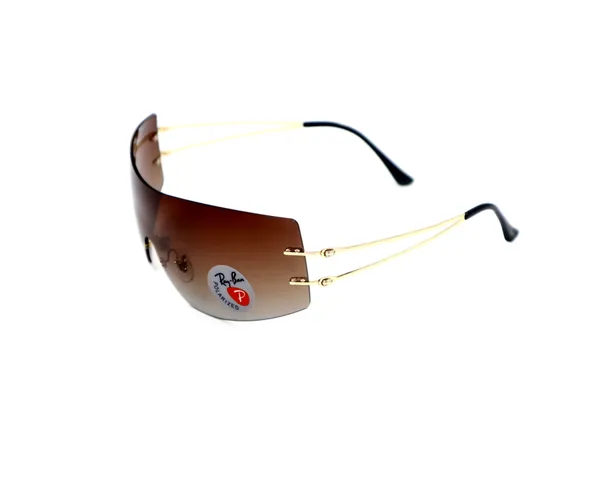 SwamiRaj_EyeWorld__Rimless_One_Piece__Premium_Branded_Sunglasses_with_Stylish_Rich_Looking_UV_Protected_Polarized_Lens__for_Men_&_Women__(8058_Golden_with_Brown_)