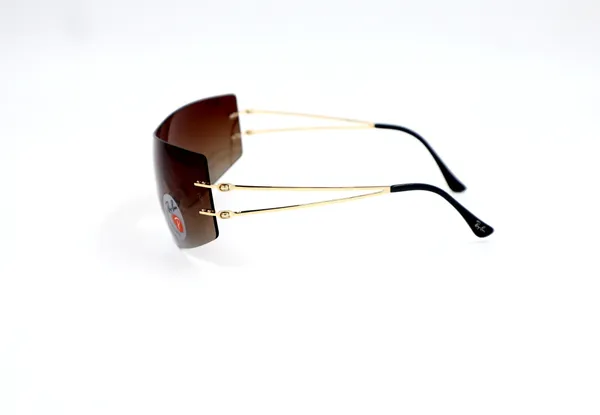 SwamiRaj_EyeWorld__Rimless_One_Piece__Premium_Branded_Sunglasses_with_Stylish_Rich_Looking_UV_Protected_Polarized_Lens__for_Men_&_Women__(8058_Golden_with_Brown_)
