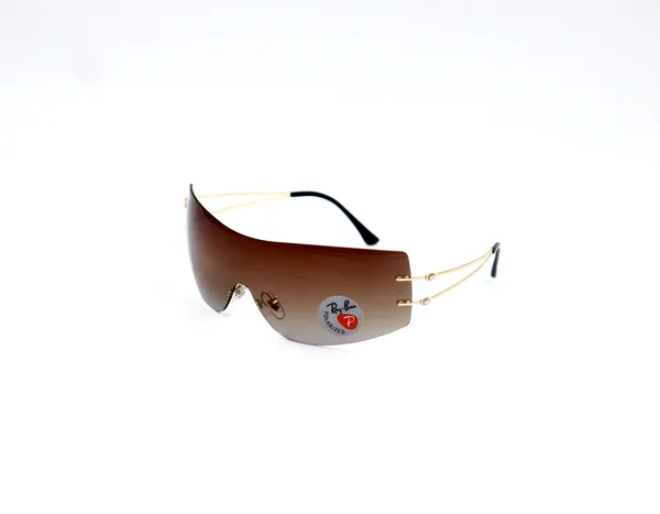 SwamiRaj_EyeWorld__Rimless_One_Piece__Premium_Branded_Sunglasses_with_Stylish_Rich_Looking_UV_Protected_Polarized_Lens__for_Men_&_Women__(8058_Golden_with_Brown_)
