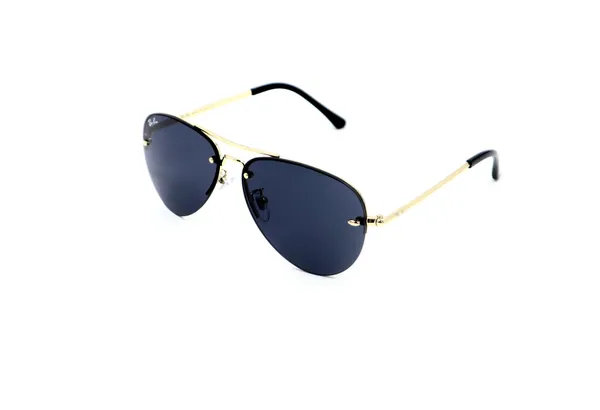 SwamiRaj_EyeWorld_Golden_with_Black_Aviator_Half_Rimless_Sunglasses_For_Men_&_Women_With_Very_Light_Weight_Titanium_Frame_&_UV_Protected_Polycarbonate_Lens