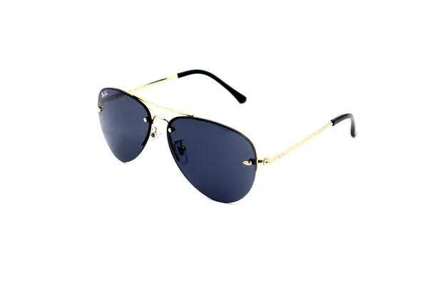 SwamiRaj_EyeWorld_Golden_with_Black_Aviator_Half_Rimless_Sunglasses_For_Men_&_Women_With_Very_Light_Weight_Titanium_Frame_&_UV_Protected_Polycarbonate_Lens