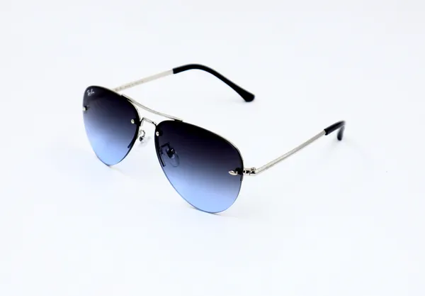 SwamiRaj_EyeWorld_Silver_Blue_Aviator_Half_Rimless_Sunglasses_For_Men_&_Women_With_Very_Light_Weight_Titanium_Frame_&_UV_Protected_Polycarbonate_Lens