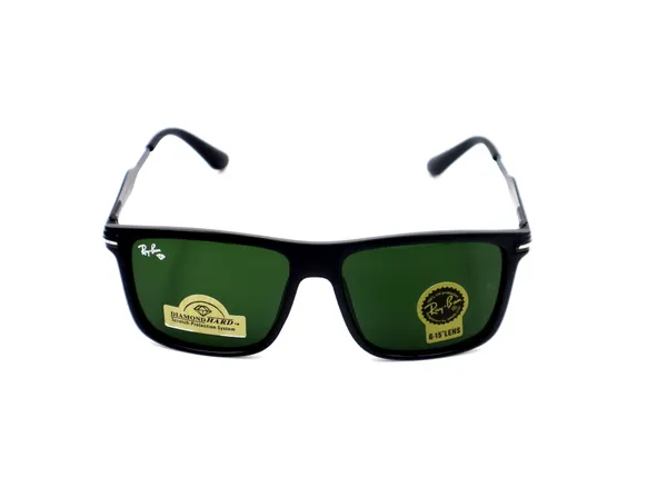SwamiRaj_EyeWorld_Square_Glass_Fitted_Sunglasses_(Acetate_Frame,_UV_Protected_B2_Glass_Lens_)_(_3668_Black_with_Green)