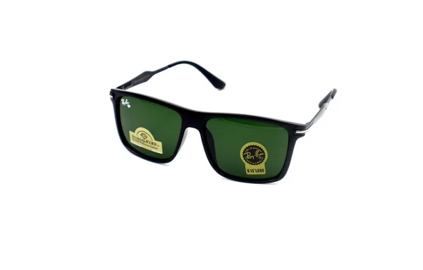 SwamiRaj_EyeWorld_Square_Glass_Fitted_Sunglasses_(Acetate_Frame,_UV_Protected_B2_Glass_Lens_)_(_3668_Black_with_Green)