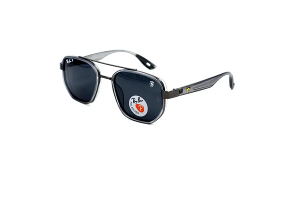 Grey_with_Black_Ray-Ban_Flat,_Medium,_Polarized_Full_Black_Lens,_Matt_Grey_Frame,_Unisex_–_First_Copy