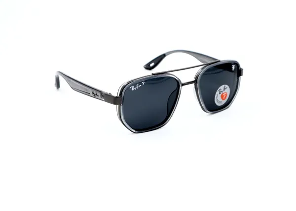 Grey_with_Black_Ray-Ban_Flat,_Medium,_Polarized_Full_Black_Lens,_Matt_Grey_Frame,_Unisex_–_First_Copy