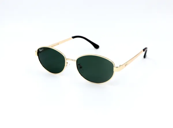 SwamiRaj_EyeWorld_Premium_Branded_Sunglasses_with_Stylish_Rich_Looking_UV_Protected_Polarized_Lens_for_Men_&_Women._(_RB_37740_Golden_with_Green)
