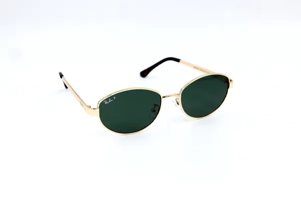 SwamiRaj_EyeWorld_Premium_Branded_Sunglasses_with_Stylish_Rich_Looking_UV_Protected_Polarized_Lens_for_Men_&_Women._(_RB_37740_Golden_with_Green)
