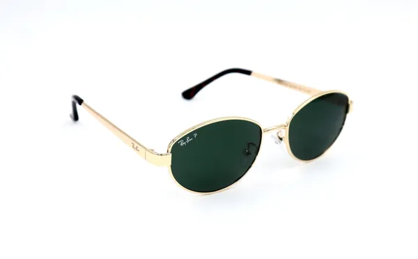 SwamiRaj_EyeWorld_Premium_Branded_Sunglasses_with_Stylish_Rich_Looking_UV_Protected_Polarized_Lens_for_Men_&_Women._(_RB_37740_Golden_with_Green)