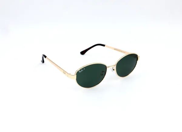 SwamiRaj_EyeWorld_Premium_Branded_Sunglasses_with_Stylish_Rich_Looking_UV_Protected_Polarized_Lens_for_Men_&_Women._(_RB_37740_Golden_with_Green)