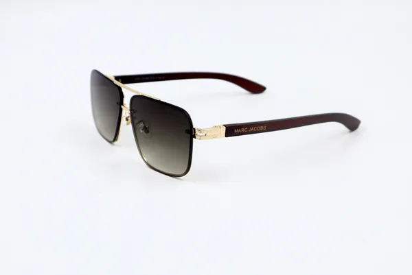 SwamiRaj_EyeWorld_Sunglasses_For_Men_&_Women_With_Very_Light_Weight_Titanium_Frame_&_UV_Protected_Polycarbonate_Lens_(Marc_Jacobs_MJ_387/s_Golden_with_Brown)