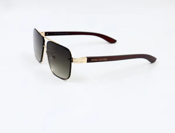 SwamiRaj_EyeWorld_Sunglasses_For_Men_&_Women_With_Very_Light_Weight_Titanium_Frame_&_UV_Protected_Polycarbonate_Lens_(Marc_Jacobs_MJ_387/s_Golden_with_Brown)