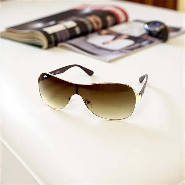 SwamiRaj_EyeWorld_One_piece_Sunglass_Golden_with_Brown_Shaded,_Polycarbonate_UV_Protected_Lens,_Unisex