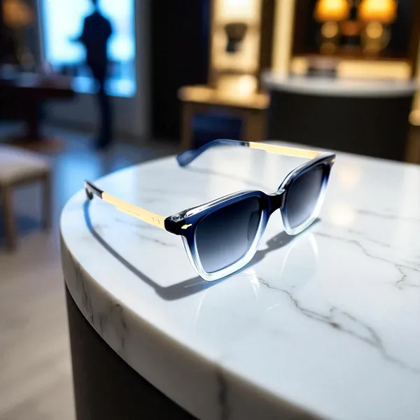 SwamiRaj_EyeWorld_Premium_Sunglasses_(Glossy_Blue_Dual_Shaded_Frame,_Golden_Matt_Sides,_Polarized_UV_Protected_Lens)