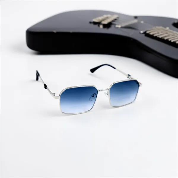 SwamiRaj_EyeWorld_Premium_Branded_Sunglass_with_Stylish_Rich_Looking_UV_Protected_Polycarbonate__Lens_for_Men_&_Women._(_C-414_Silver_with_Blue)