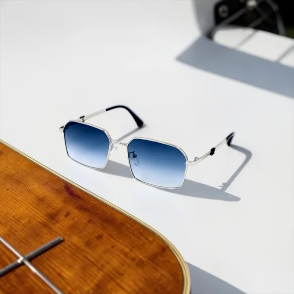 SwamiRaj_EyeWorld_Premium_Branded_Sunglass_with_Stylish_Rich_Looking_UV_Protected_Polycarbonate__Lens_for_Men_&_Women._(_C-414_Silver_with_Blue)