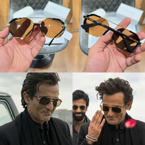 SwamiRaj_EyeWorld_Dhurandhar_Limited_Edition_Premium_Sunglasses_with_Stylish_Rich_Looking_UV_Protected_Polycarbonate_Lens_(2120_Golden_with_Brown)