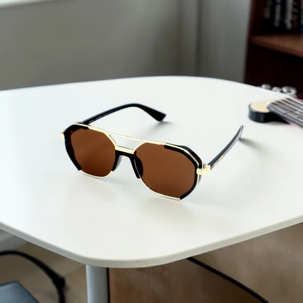 SwamiRaj_EyeWorld_Dhurandhar_Limited_Edition_Premium_Sunglasses_with_Stylish_Rich_Looking_UV_Protected_Polycarbonate_Lens_(2120_Golden_with_Brown)