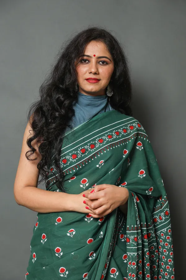 Green_Jaipuri_Hand_Printed_Color_Block_Handloom_Pure_Cotton_Saree